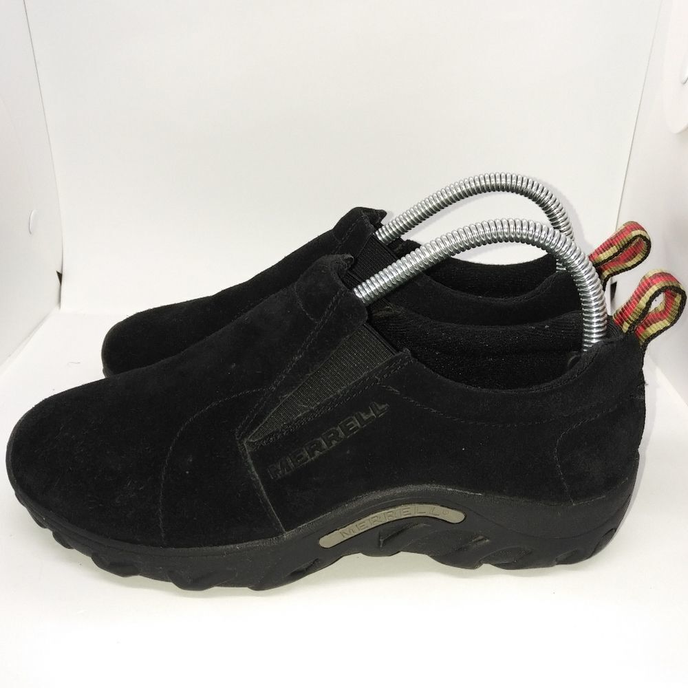 Merrell Black Jungle Moccasins Youth Juniors Size 6 - Picture 2 of 8